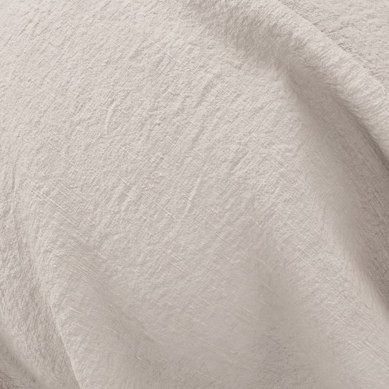 Closeup of Kind Face Stonewashed Linen Body Pillowcase in Blush Colour